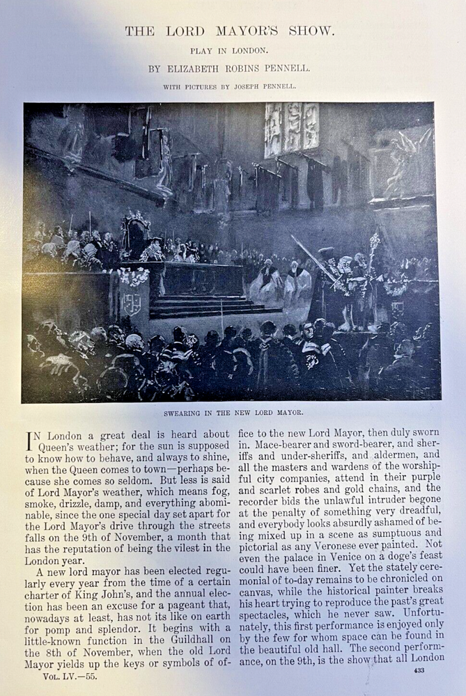 Lord Mayor's Show in London England illustrated