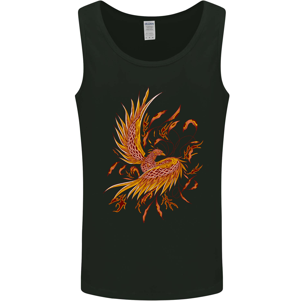 A Phoenix Rising From the Ashes Mens Vest Tank Top
