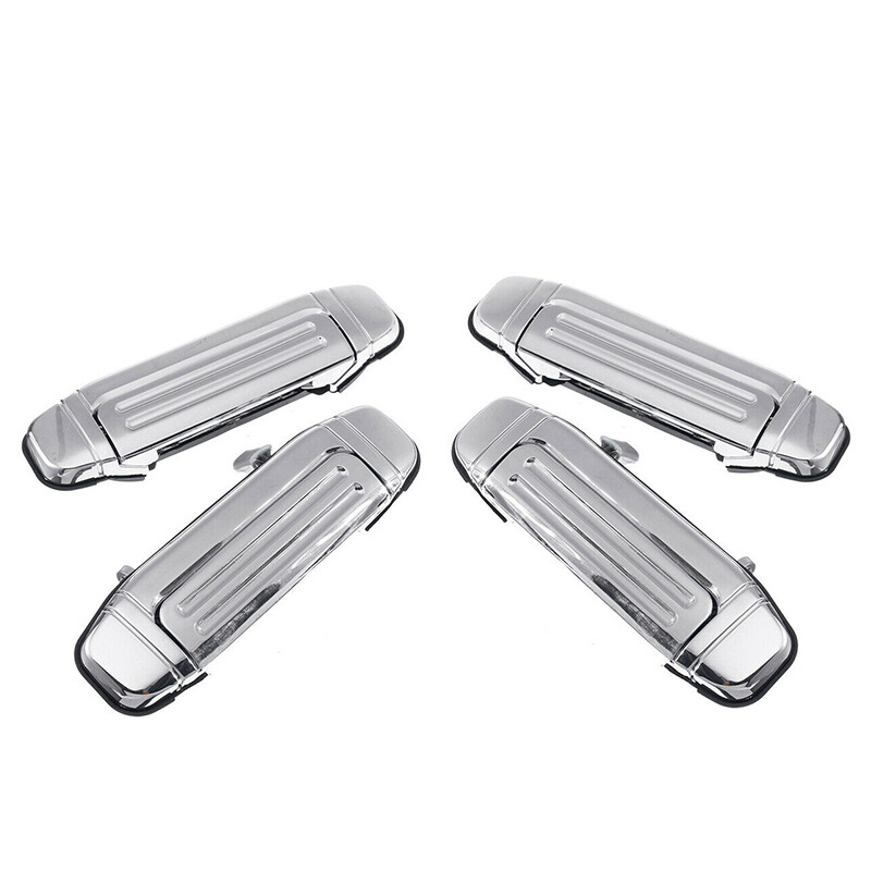 4pcs Chrome Front&Rear Outer Door Handle For Mitsubishi Pajero Montero V32 V33