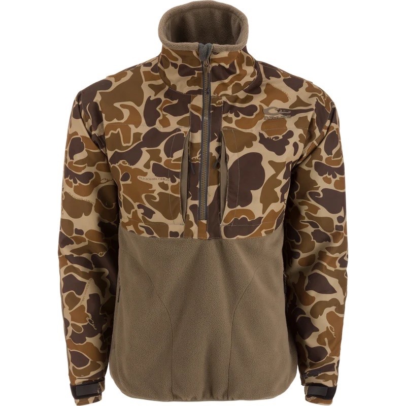 DRAKE MST CommandXT Eqwader Half Zip Jacket OLD SCHOOL CAMO