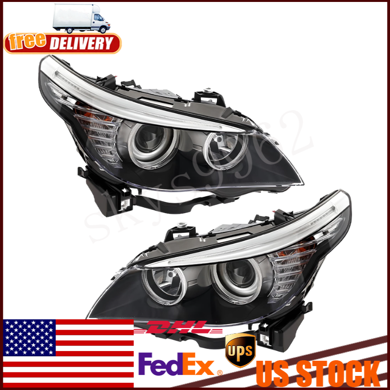 For 2008-2010 BMW 5 SERIES E60/E61 Left Driver|Right Passenger Halogen Headlight