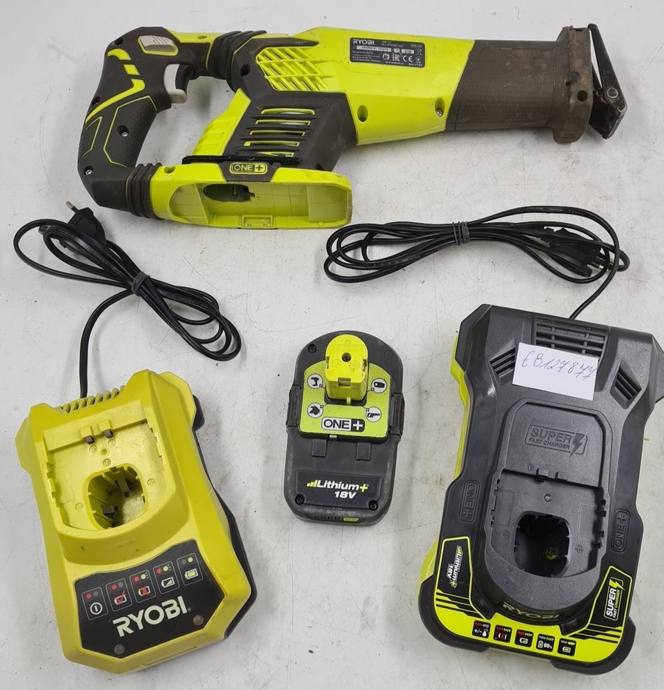 Lot of 4 Various Ryobi tools, RRS1801 - Used Working Has Scratches