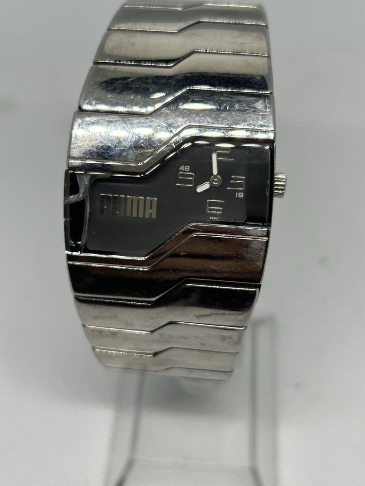 Puma Women's Temptation Black Dial Stainless Steel Watch