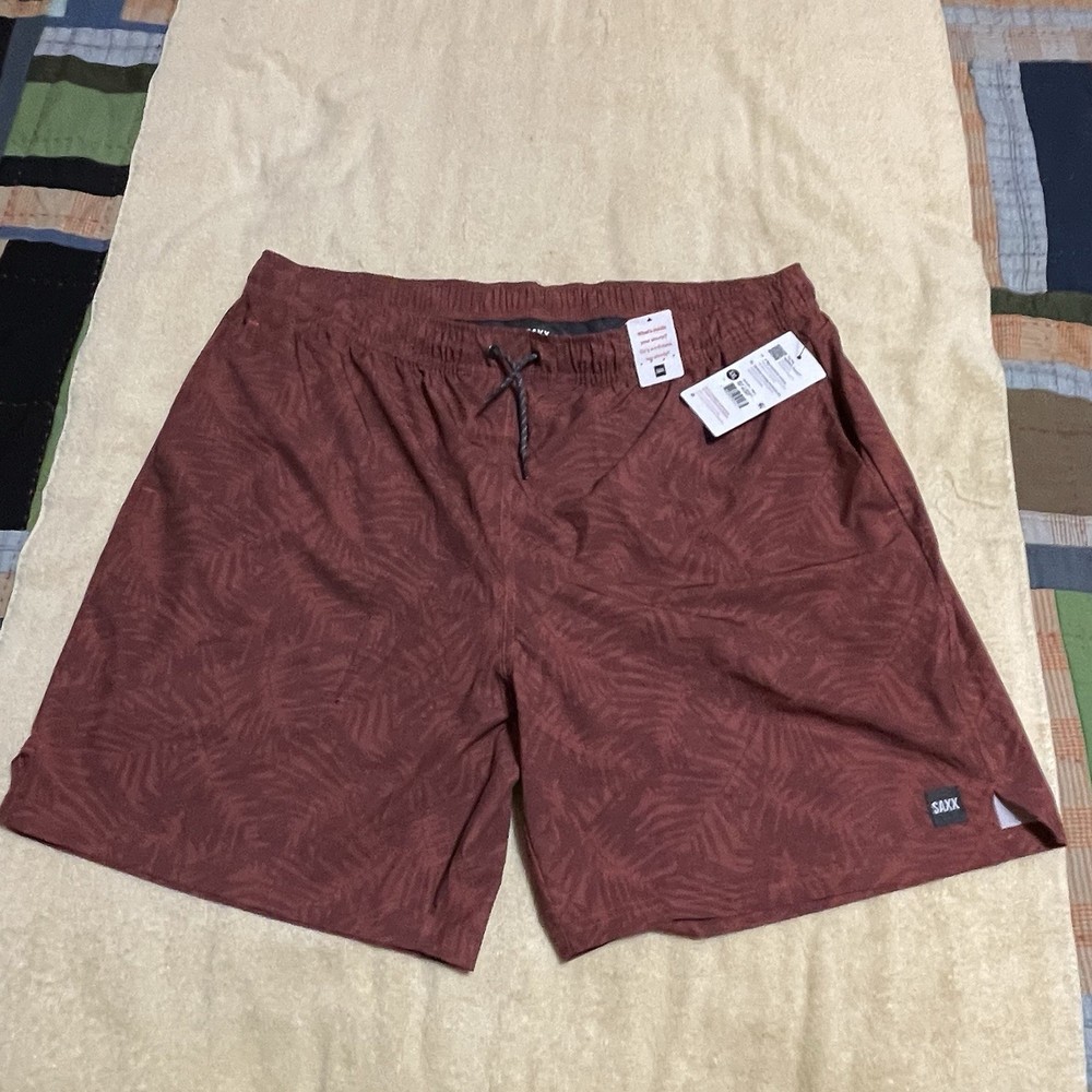 Saxx Men's Sport 2 in 1 Shorts Gym Training XXL NWT $50