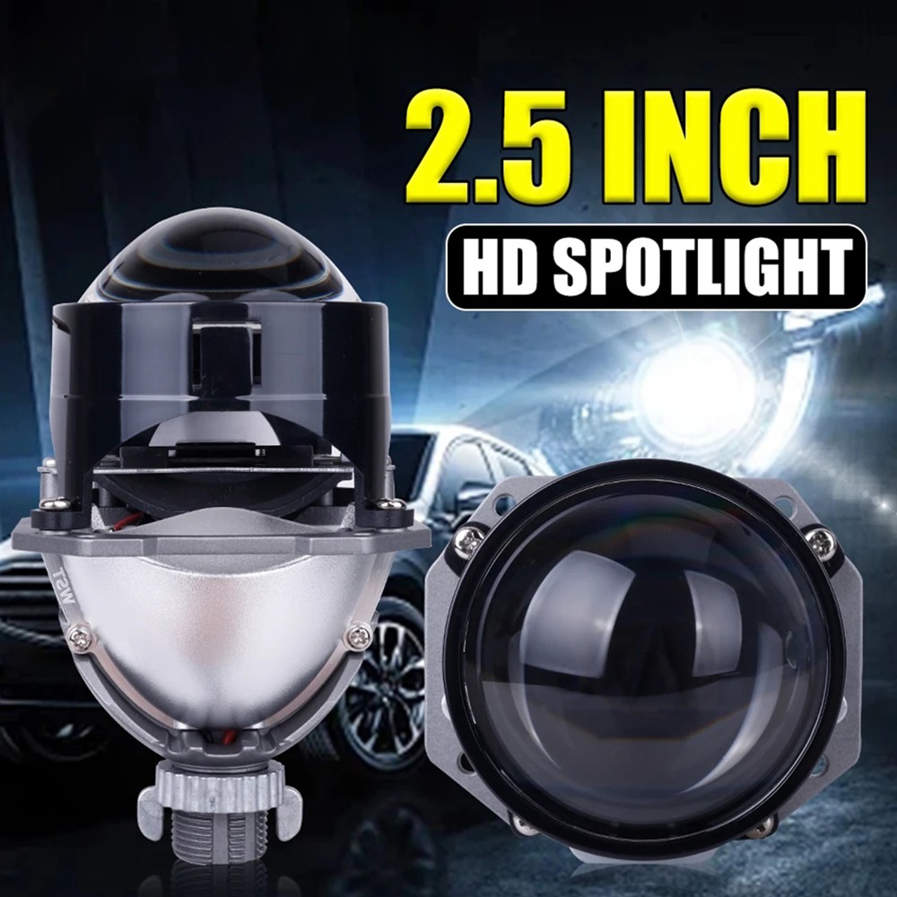 2.5'' Bi-LED Projector Lens 70W Headlight Retrofit High-Low Beam LED Headlamp
