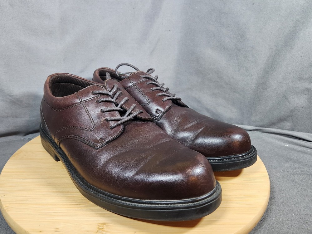 Nunn Bush Men’s Leather Dress Shoes Brown Size 9 M  Comfort Gel Memory Foam