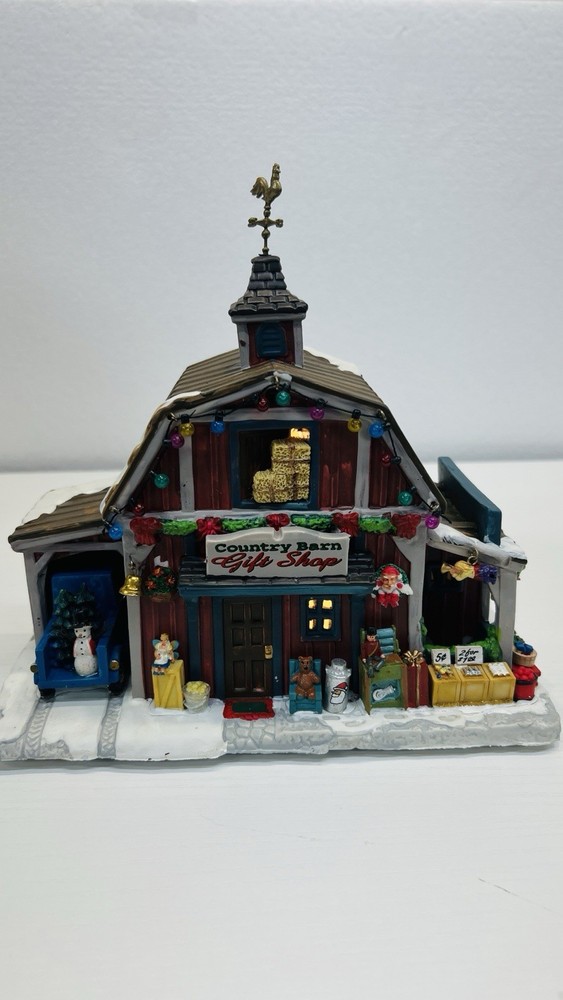 Lemax Village Collection “Country Barn Gift shop” 35536 Retired 2013 Excellent!
