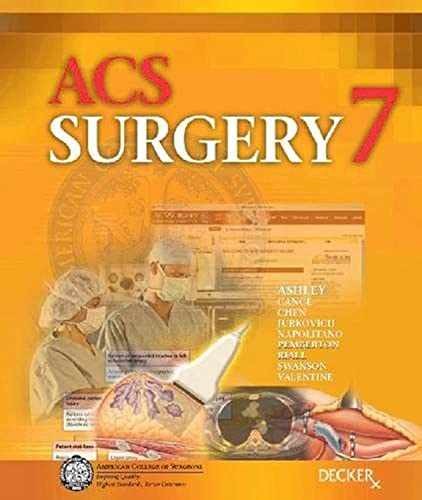 Acs Surgery: Principles and - Hardcover, by Ashley Stanley W. - Acceptable
