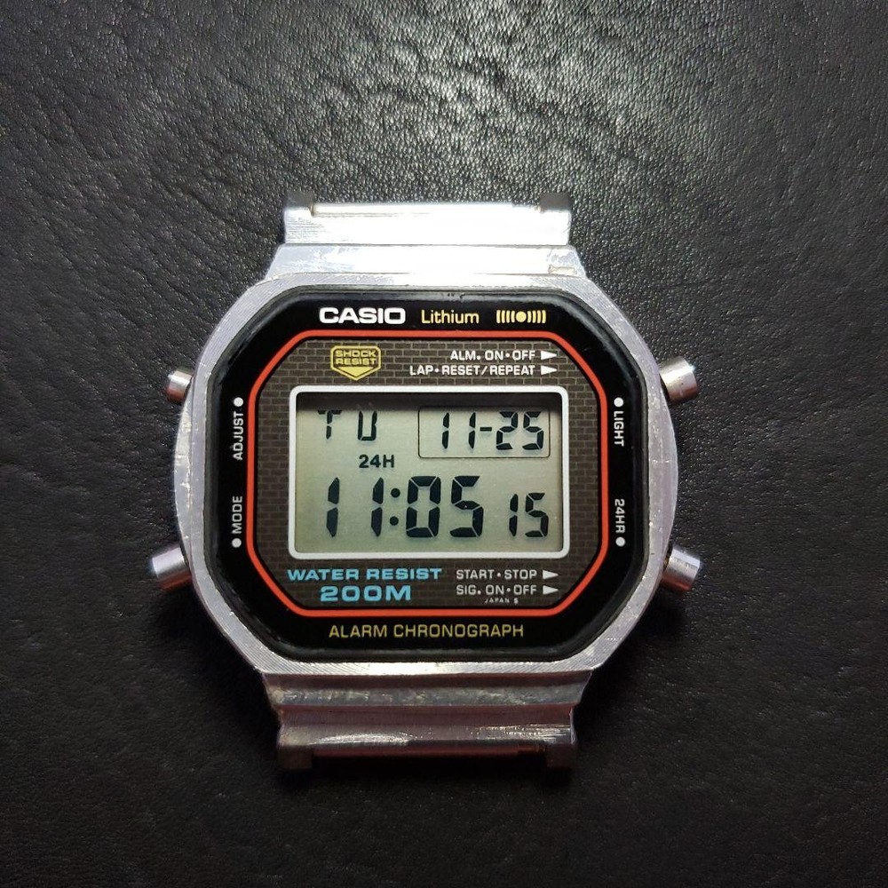 First generation G-SHOCK DW-5000C-1A speed CASIO OLD 652042