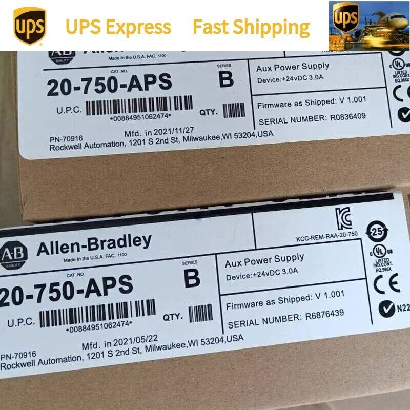 20-750-APS New Factory Sealed AB 90 DAYS WARRANTY FAST DELIVERY 1PCS VERY GOOD