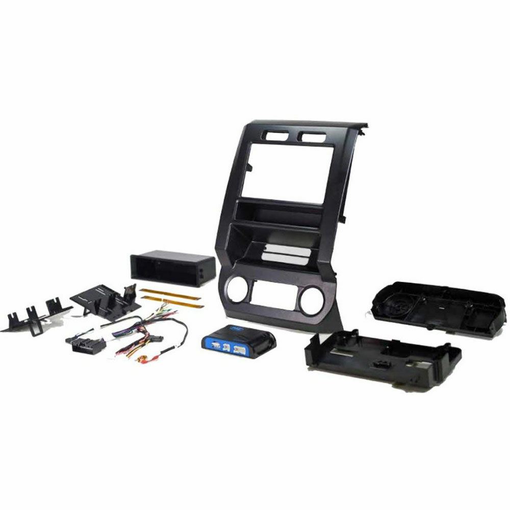 Double Din Single Stereo Dash Kit for 2015-2017 Ford F150-image