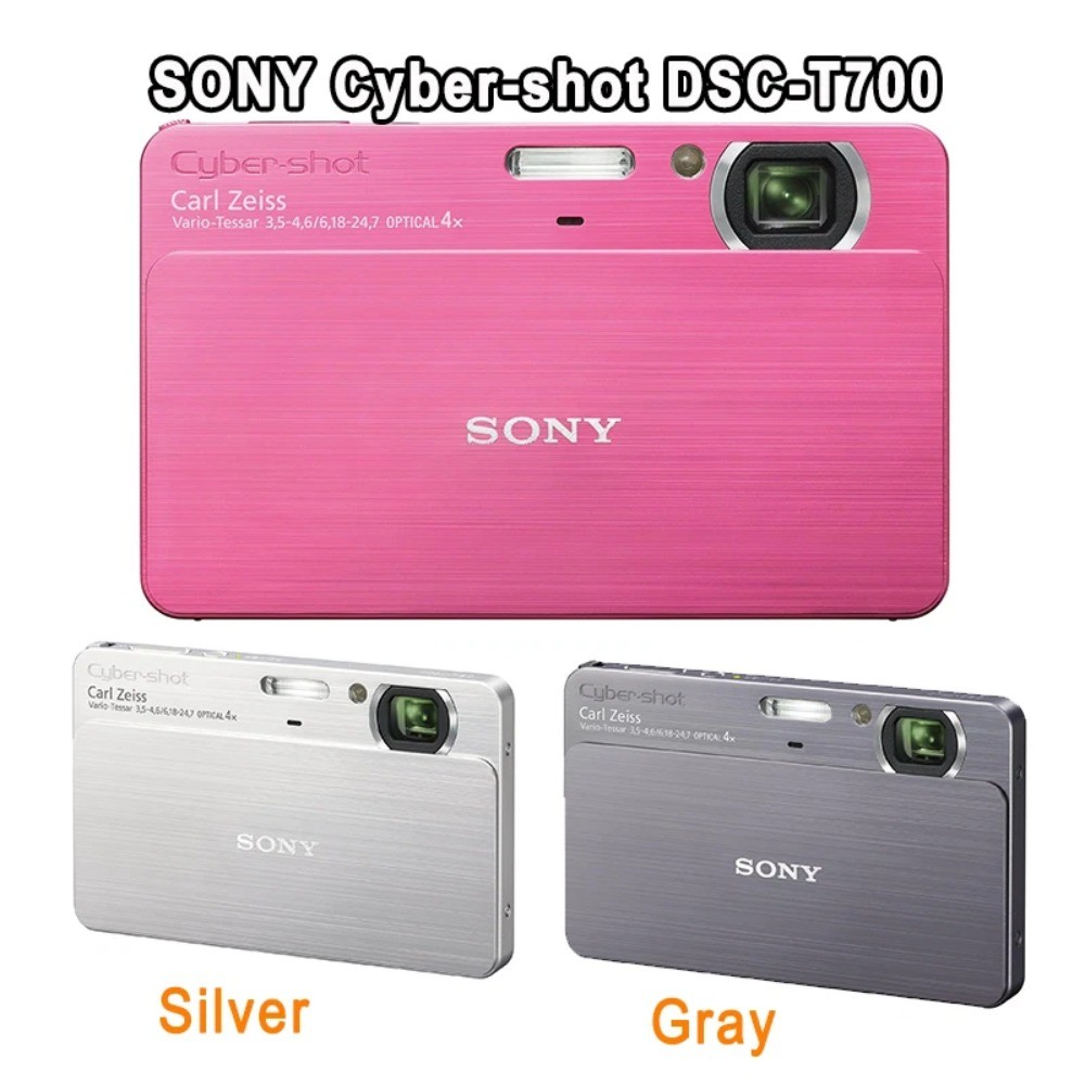 SONY Cyber-shot DSC-T700 Digital Camera 10.1MP English Language Tested
