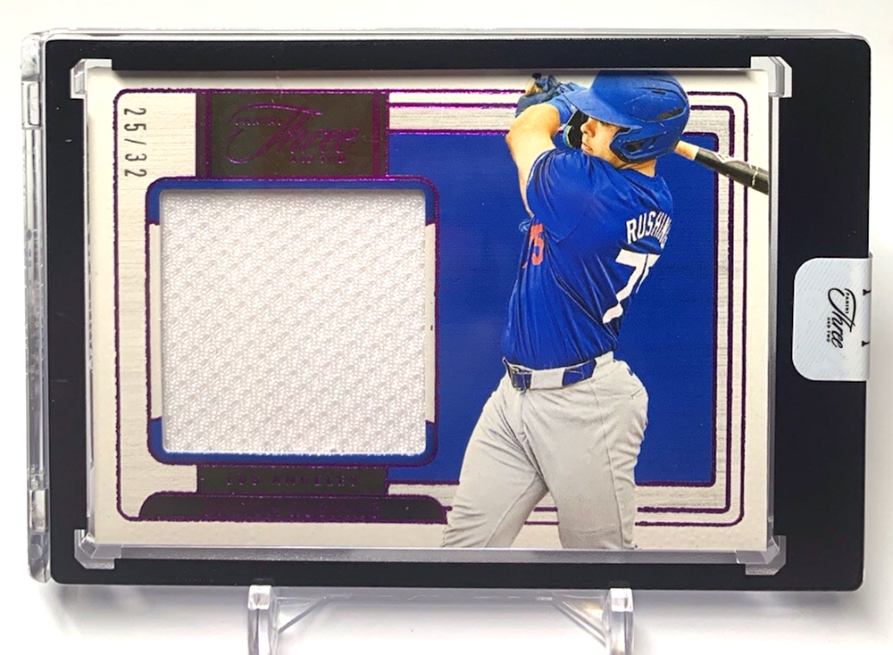 2024 Panini Three & Two Prospect Swatches #PS-DR Dalton Rushing 32/32 Rookie Card