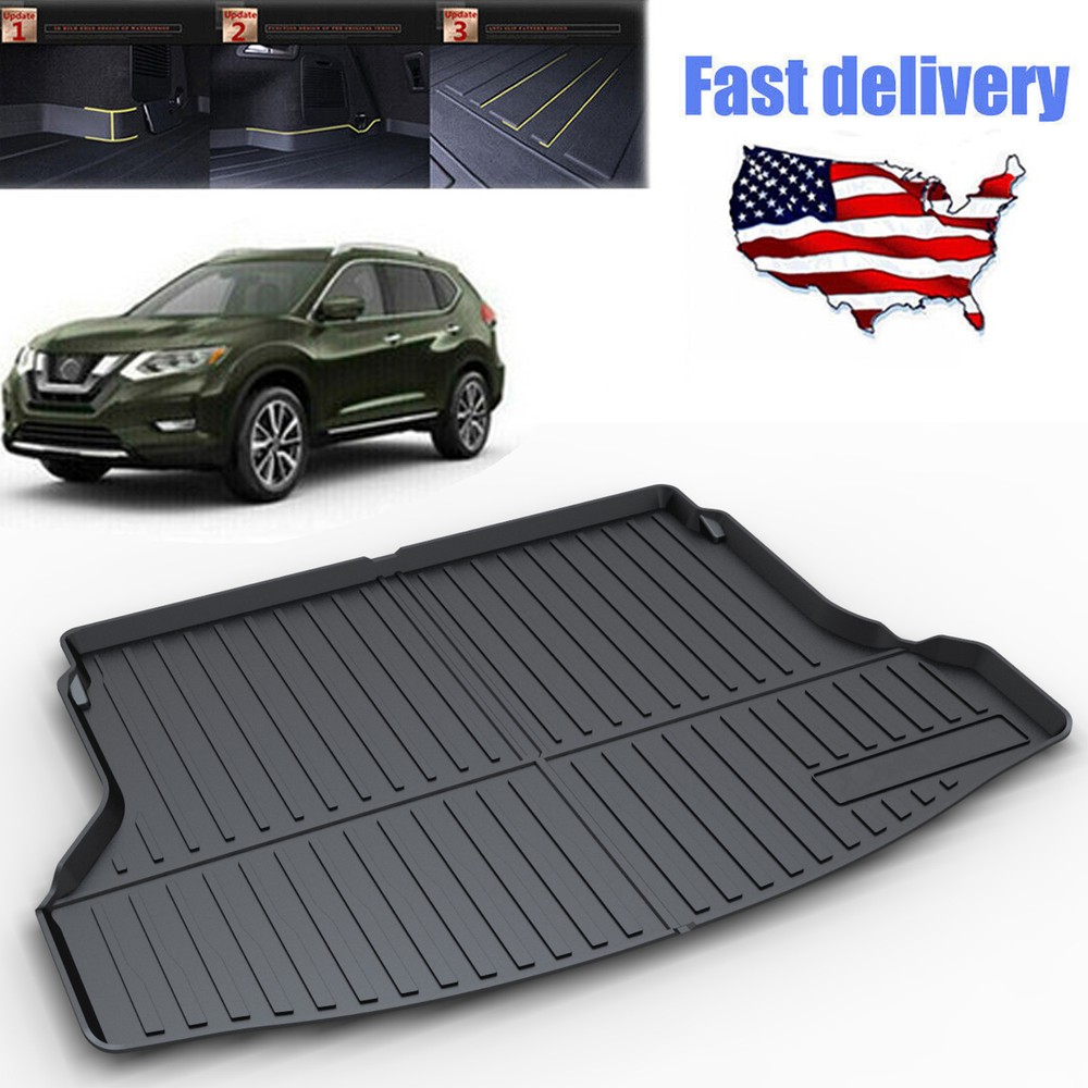2014-2020 Nissan Rogue All-Weather Black Floor Mats & Trunk Liner