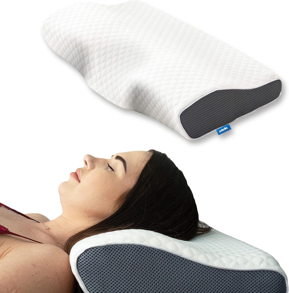 Cervical Pillow for Sleeping - Support Pillow for Side, Back, Stomach Sleepers
