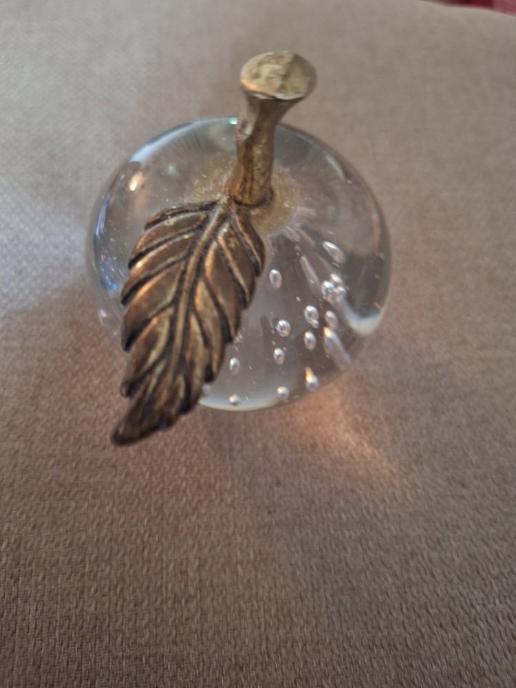 Vintage Apple Paperweight