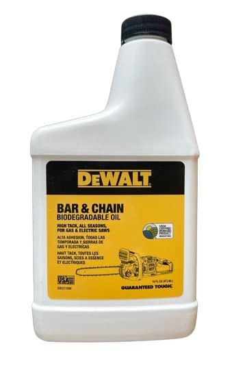 DEWALT Biodegradable High-Performance Non-Toxic Professional Chainsaw Oil