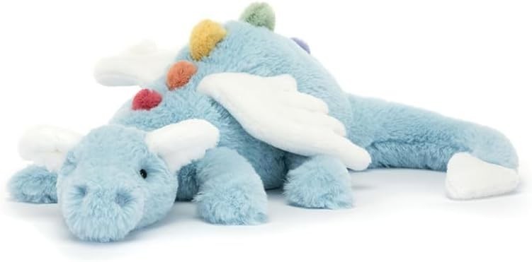 NEW Jellycat Sky Dragon Large 50cm Blue Plush Stuffed Animal NWT
