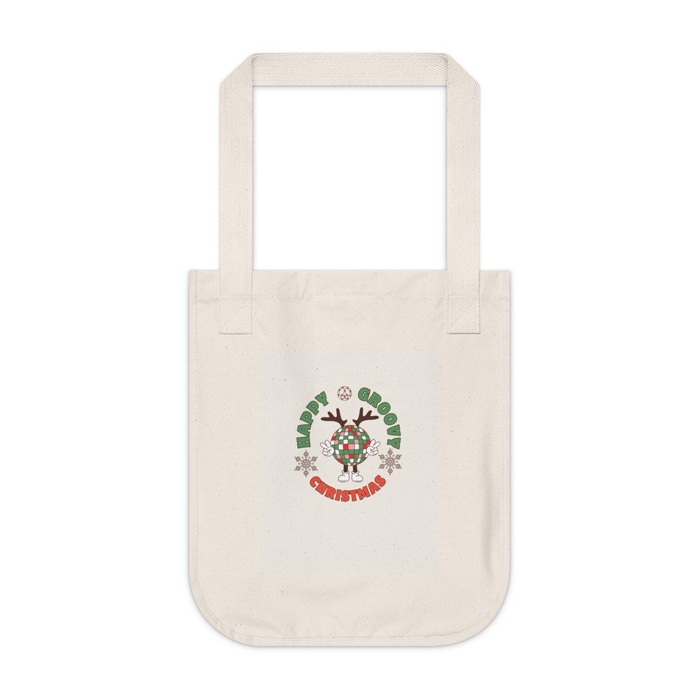 Organic Cotton Canvas Tote Bag Eco-Friendly Reusable Shopper