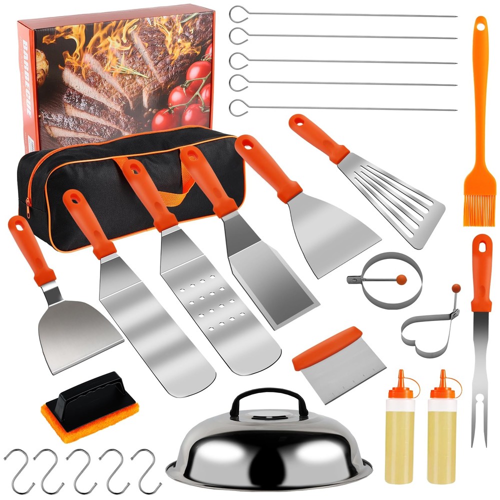 Blackstone Griddle Accessories Kit 27PCS Flat Top Grill Tools Set