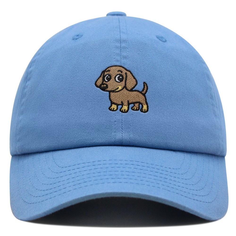 JPAK Dachshund Puppy Premium Dad Hat Cotton Strapback Pet Animal Lover
