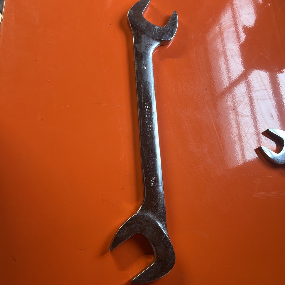 Snap-On SAE 1 3/8” 4 Way Angle Open End Wrench VS44B USA