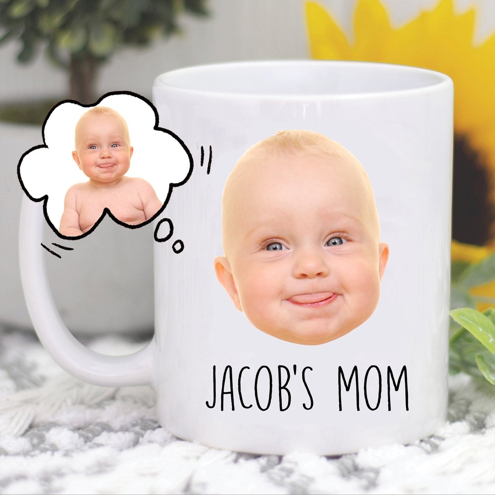 Baby Photo Gift Baby Photo Mug For Mom Baby Face Gift Mug Personalized Photo