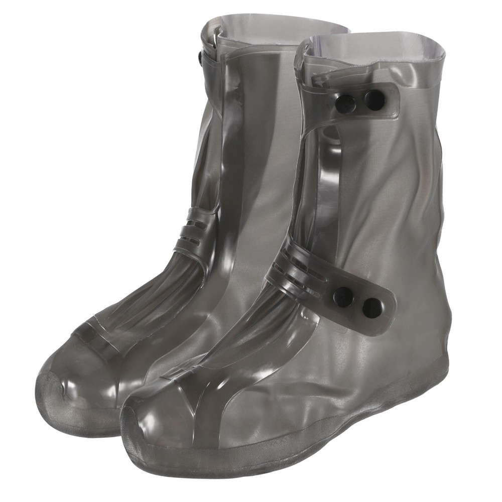 XXL rain shoes cover, waterproof non-slip reusable, grey
