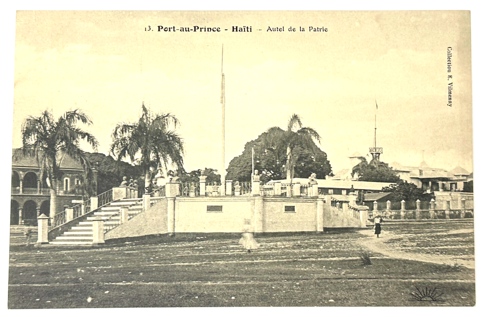 Port-au-Prince Haiti Autel de la Patrie Monument – Vintage French Postcard 1920s