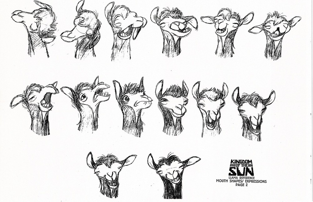 The Emperors New Groove Walt Disney Production Model Copy 2000 - 019