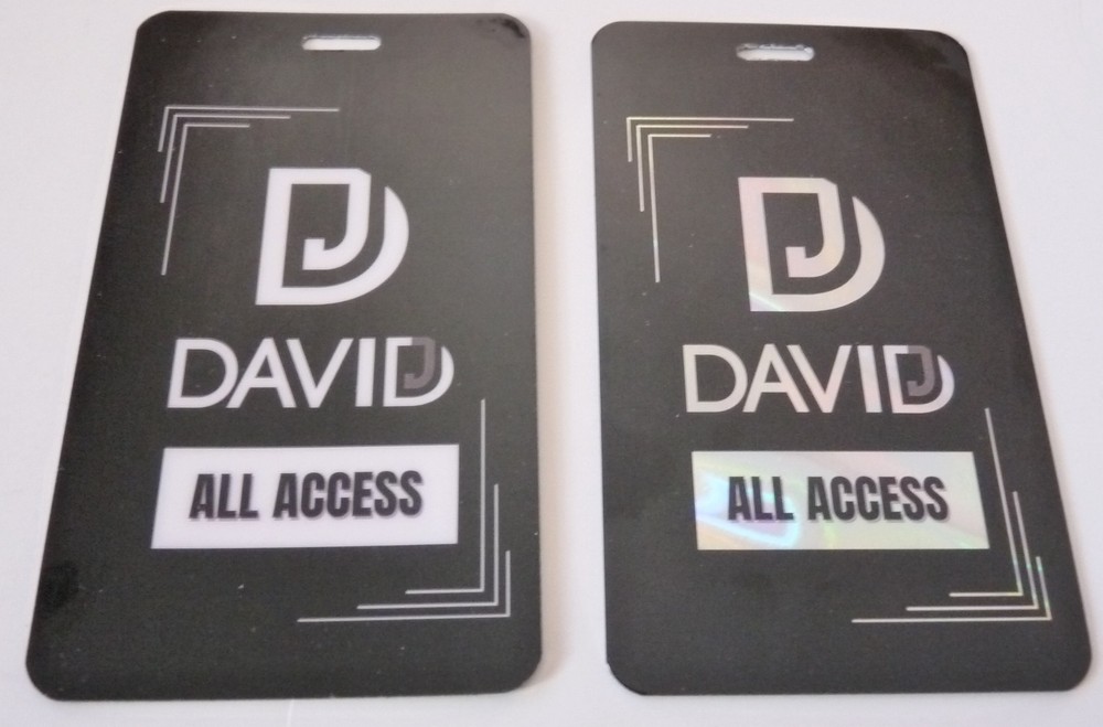 David J All Access Concert Tour Backstage Laminate Pass D12
