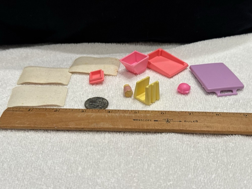 Barbie Ice Cream Shoppe Replacement Items Placemats Trays Register Lids Misc