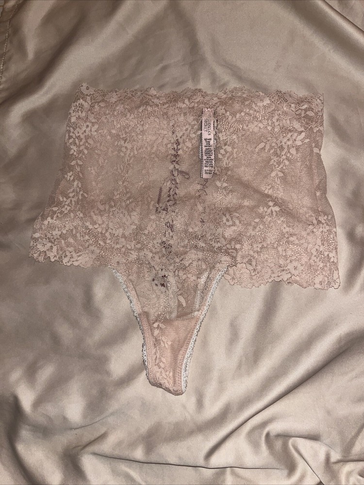 Vintage Victorias Secret   High Waist String  Thong Panties  Small