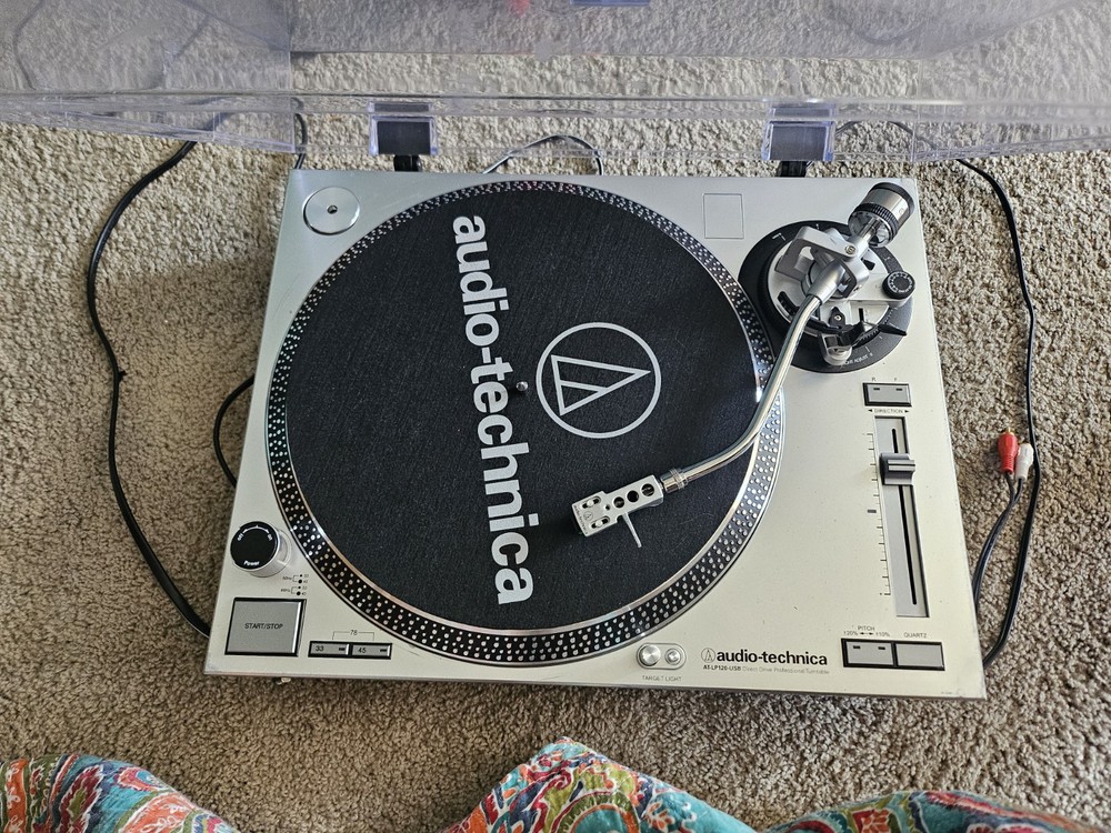 Upgrade your sound with the Audio-Technica AT-LP120 turntable