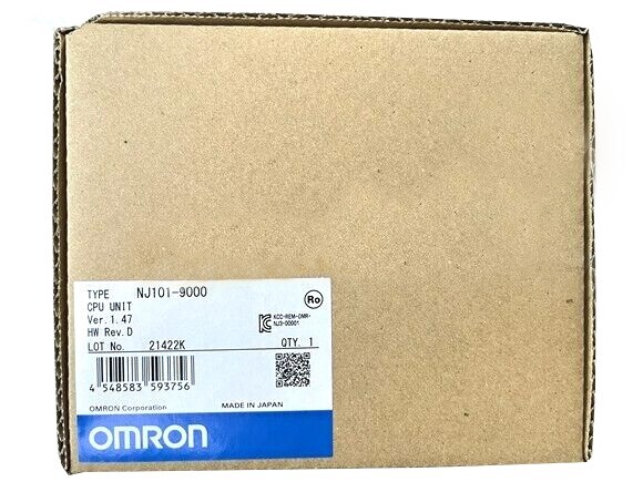 NJ101-9000 New Sealed Omron PLC MODULE NJ101-9000