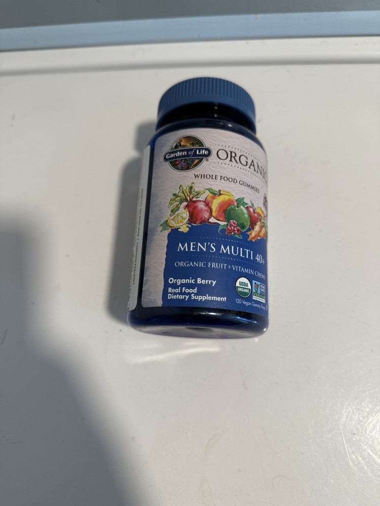 Garden of Life Mykind Organics Mens Multi 40 120 Vegan Gummy Vitamins for Men