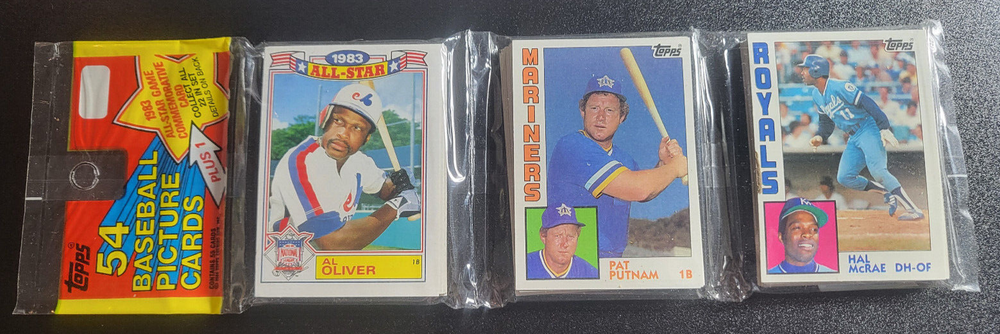 1984 Topps Baseball 54 Card Rack Pack - See Full Checklist within lot info