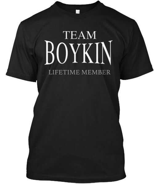 Team Boykin Tee T-Shirt Made in the USA Size S to 5XL