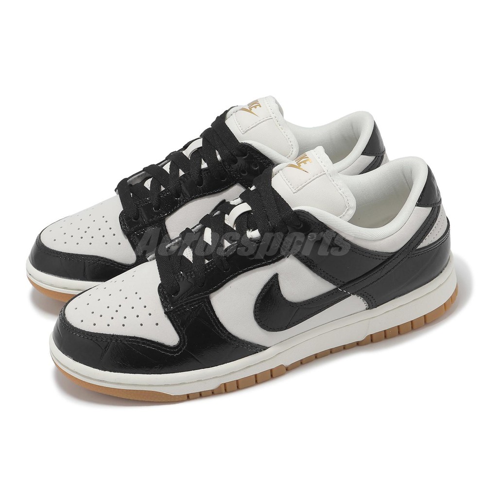 Nike Wmns Dunk Low LX Black Croc Women Casual Shoes Sneakers FJ2260-003