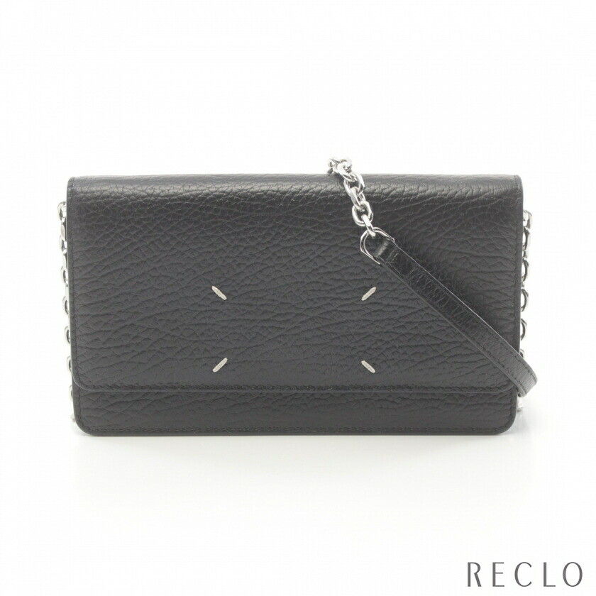 Maison Margiela Maison Margiela Chain Wallet Leather Black SA3UI008  Used  Bag