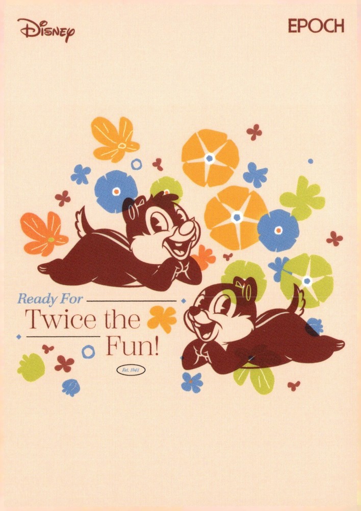 2024 EPOCH Premier Disney Pixar Chip and Dale Twice The Fun Card 03