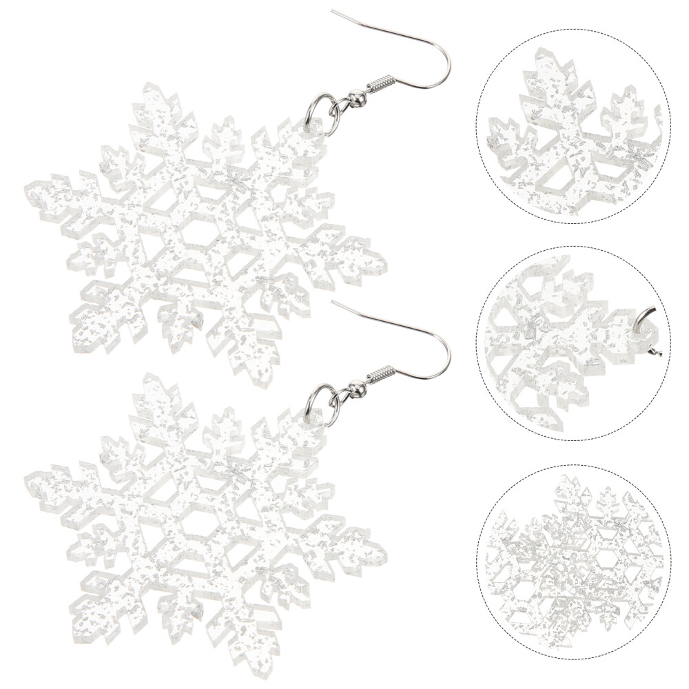 2 Pairs Christmas Tree Earrings Small Gold Hoop Trendy Woman