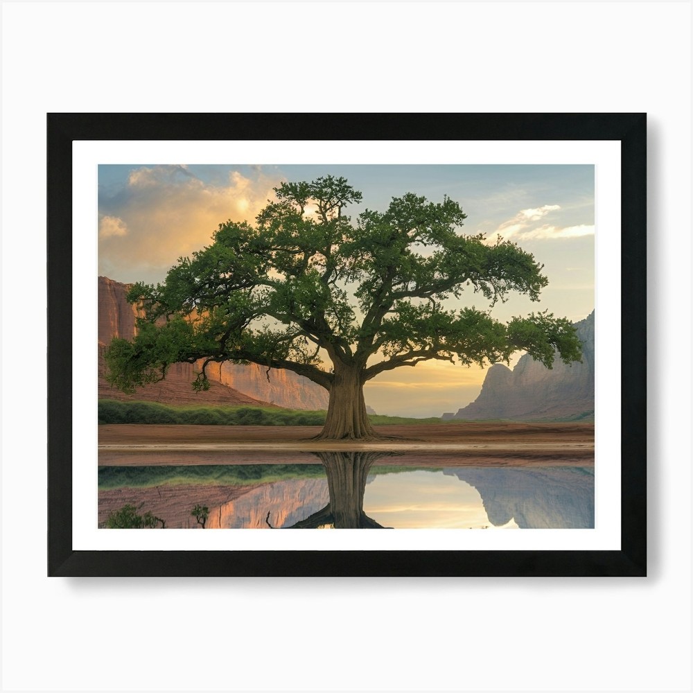 Tree of Life 18 Framed Art Print Canvas Wall Decor Picture  