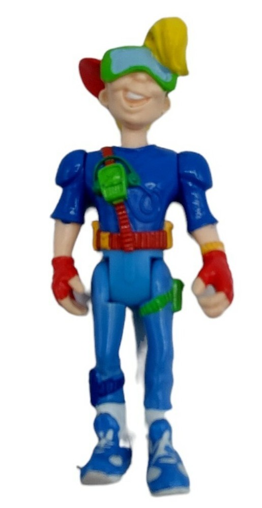 Vtg 1990 Kid Vid Burger King Kids Club 4-Inch Action Figure Toy  