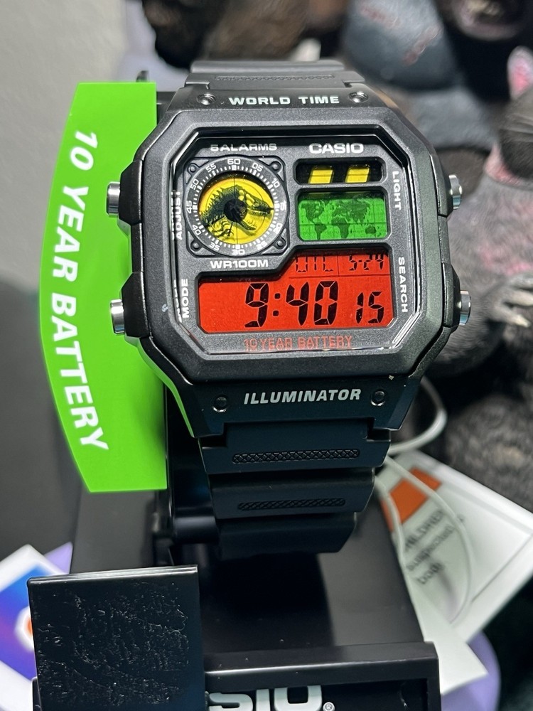 *CUSTOM* Casio AE-1200 Jurassic Park inspired.