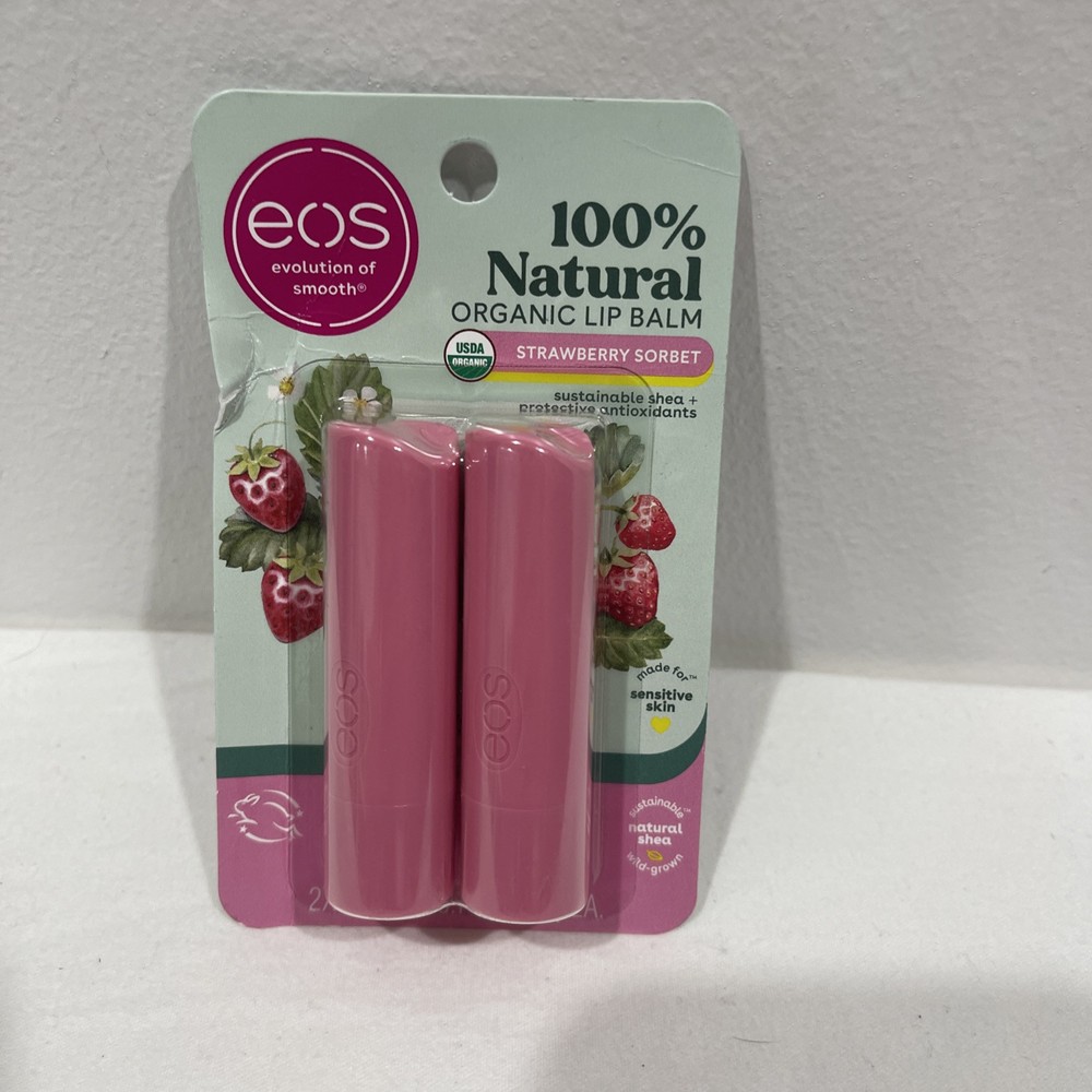 eos 100% Natural Organic Strawberry Sorbet Shea Lip Balm