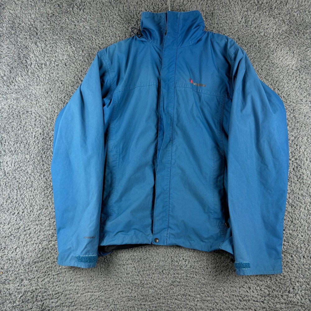 Berghaus Jacket Men Medium Blue Hydroshell Raincoat Windbreaker Outdoor Gorpcore