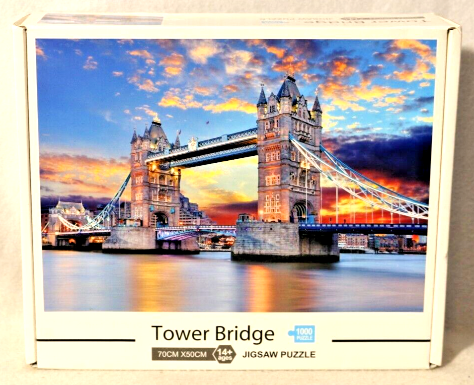 Tower bridge 1000pc Wood Puzzle