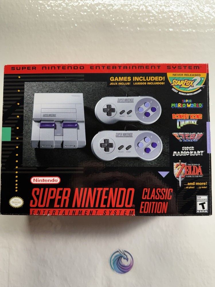 Nintendo Super NES Classic Edition Gray Retro Gaming Console