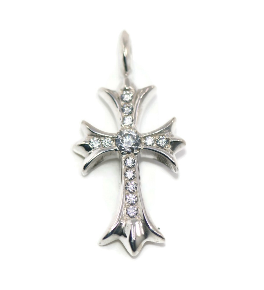 Chrome Hearts Cross Sterling Silver Pendant
